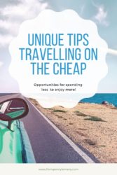 Unique tips travelling on the cheap