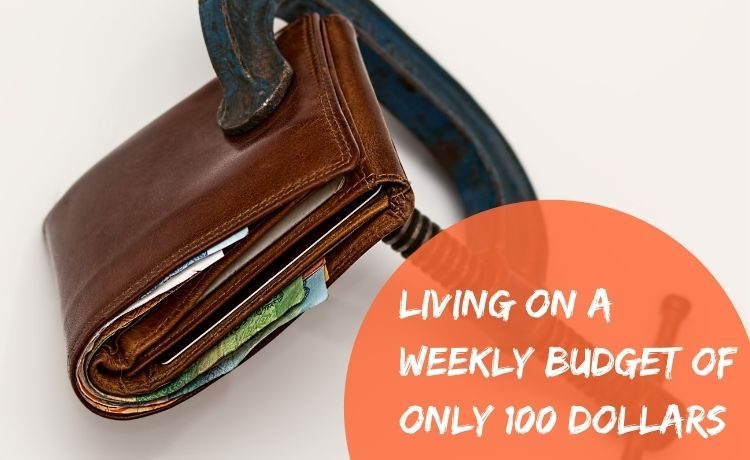 Living on a weekly budget of only 100 Dollars