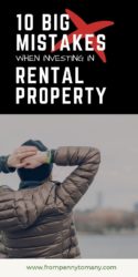 Ten BIG MISTAKES when investing in rental property (part 2)