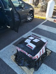 Our Lithium batteries arrived in the marina in Spain!