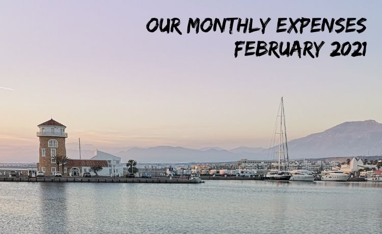 Monthly expense overview February