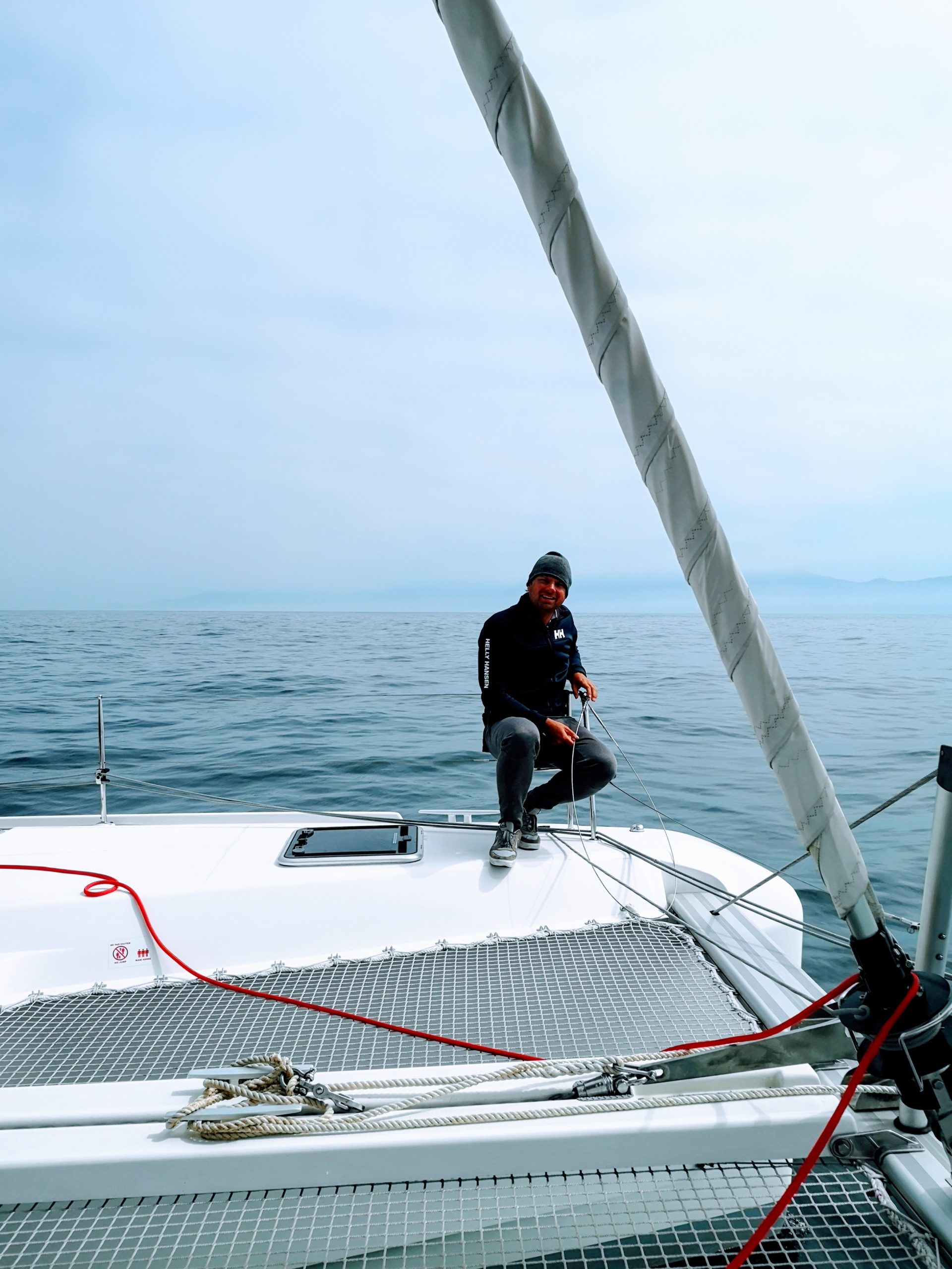 Ronald watching dolphins in Portugal