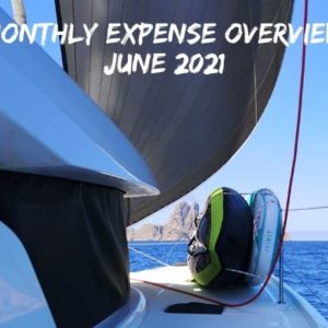 Monthly expenses overview June 2021