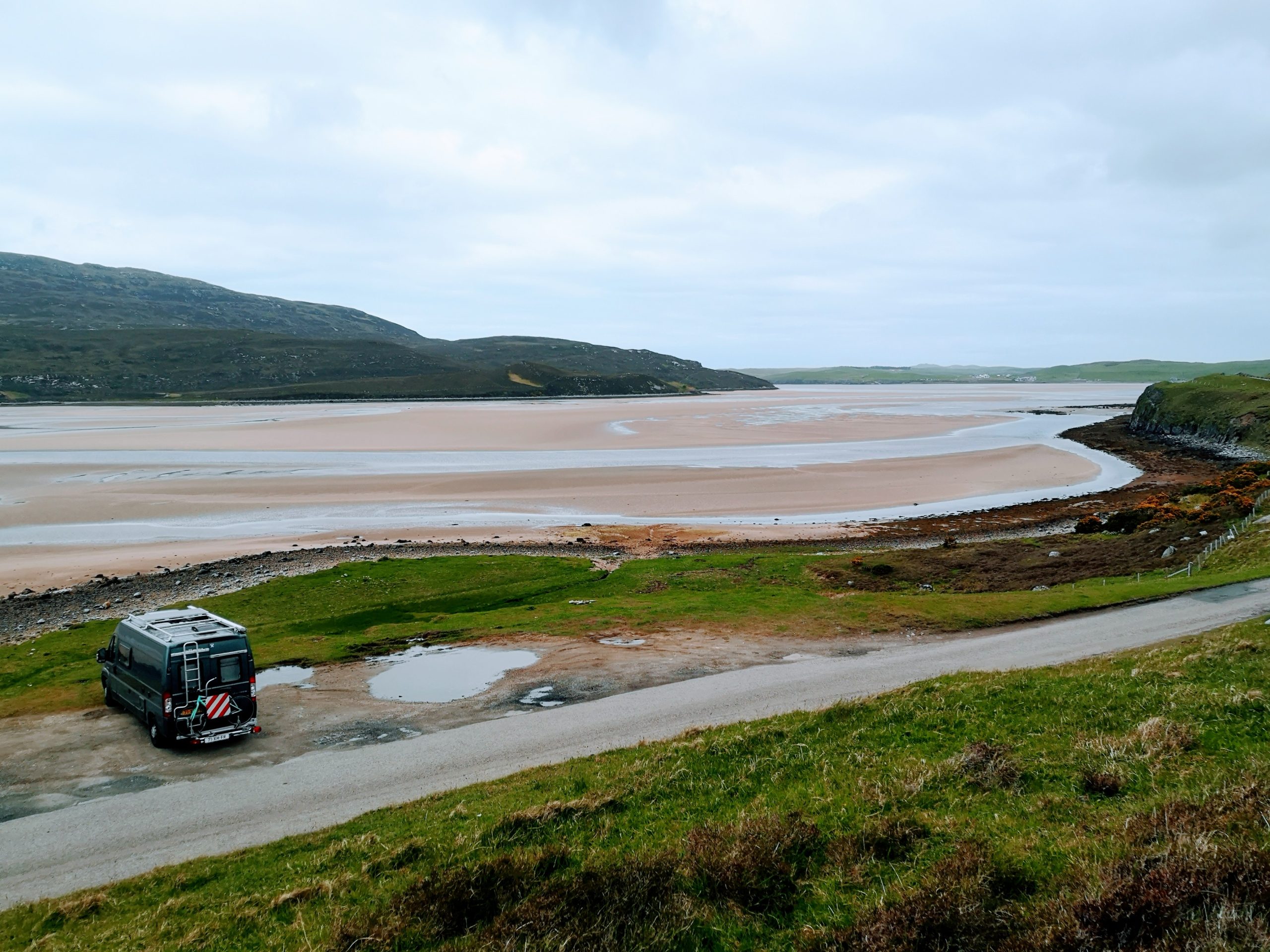 Wild camping at Kyle of Durness